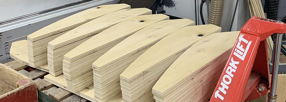 stacks of wood cut by flexxmaxx blades